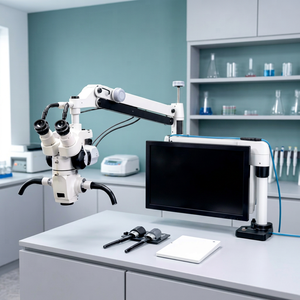 Microscope de chirurgie dentaire endodontique à 5 grossissements, fixation sur table, le plus vendu - Product Image 1