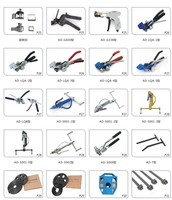 Edelstahl-Umreifung sband für Glasfaser kabel Typ 10M 25M 30M 50M Schnallen Kommunikation kabel
