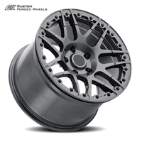 Jantes en alliage forgé tout-terrain à rayons en Y avec anneau de verrouillage pour camion et SUV, 12 13 14 15 16 17 18 19 20 21 22 23 24 pouces