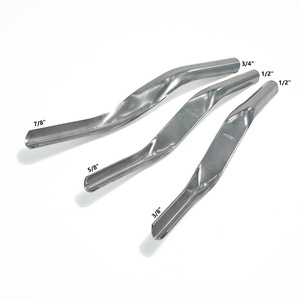 Espátula de esquina de acero inoxidable R4.5 R8 R13.5 con hoja curva para reparación de juntas y juego de herramientas de biselado - Product Image 3
