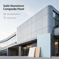 Panneaux composites ACP en aluminium de couleur unie, ignifuges, 3 mm, 4 mm, 5 mm, 4x8, pour revêtement mural