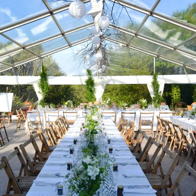 Lüks düğün olay için 1000 kişi marquee temizle çatı açık şeffaf düğün çadırı