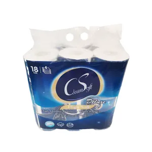 Wholesale retail Custom Virgin Wood Pulp Biodegradable Hygienic Bathroom Tissue 3ply Toilet Paper