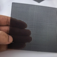 Malla de Seguridad Negra Antimosquitos y Antirrobo de Acero Inoxidable para Puertas y Ventanas, Directo de Fábrica