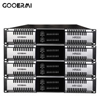 Amplificateur de puissance professionnel Gooermi 2 canaux 800W 2U, amplificateur audio montable en rack, récepteur stéréo pour système sonore de scène, DJ, club