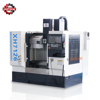 Centre d'usinage CNC vertical mini 4 axes GSK XH7126, fraiseuse CNC robuste universelle simple BT40 haute précision 3,7 kW