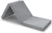 Colchón plegable de espuma viscoelástica para dormir, cama plegable portátil para invitados, venta al por mayor