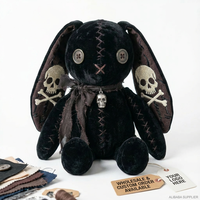 Boneka Plush Super Lembut Penghilang Stres, Mainan Penenang Bernapas, Hadiah Ulang Tahun, Gaya Gotik, Hewan