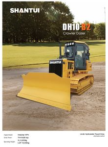 Topadora de cadenas SHANTUI DH08-B3 con capacidad de nivelación de 1.93m, peso de 8680KG, motor, bomba de engranajes y cojinetes - Product Image 3