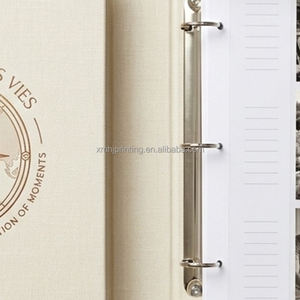 Boîte de rangement décorative de luxe pour albums photo, en lin, vide, ouvrable, avec impression personnalisée, format sur mesure, pour table basse - Product Image 2