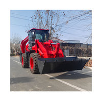 Everstar Meistverkaufter Hochwertiger CE EPA Mini-Baggerlader 4x4 Radlader mit Motor und Getriebe, Hohe Effizienz 0,4m³