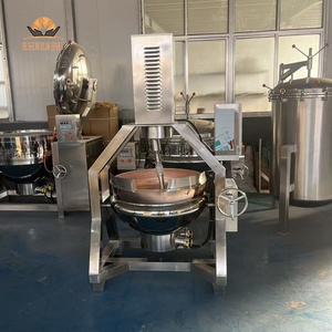 Olla <span class=keywords><strong>de</strong></span> Cobre T2 para Sirope <span class=keywords><strong>de</strong></span> Azúcar, Toffee y Mermelada, con Mezclador Planetario y Tapa Basculante |   Olla <span class=keywords><strong>de</strong></span> Cobre para Cocinar con Mezclador Planetario Semiautomático - Product Image 1