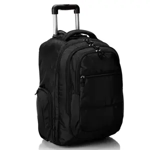 공식 비즈니스 백 팩 여행 가방 롤링 배낭 노트북 가방 여행용 바퀴가 달린 밤새 컴퓨터 가방