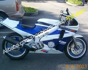 Сине-белый комплект для мотоцикла Honda CBR400RR NC23 CBR400 RR CBR 400RR 1987 1988 1989 комплект из АБС-пластика