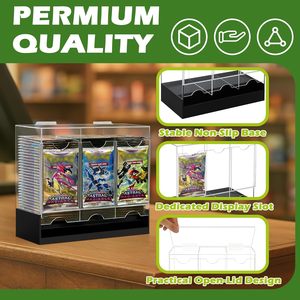 Dispensador de Sobres de Cartas Acrílico de 3 Ranuras con Logotipo Personalizado para Exhibición en Tiendas de Cartas - Product Image 3