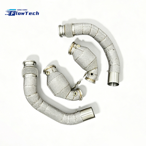 Tubo de Escape de Alto Rendimiento para BMW F90 M5 Competition S63 4.4L V8 Twin Turbo, Acero Inoxidable 304, Ajuste Directo con Protector Térmico - Product Image 6