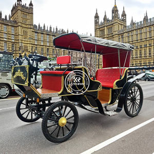 Carruaje de Caballos Victoria Black Royal 2025, Carroza de Caballos, Vagón de Caballos Rojo en Venta - Product Image 6