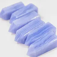 Yinglai fábrica natural cura pedra preciosa azul renda, águia ponto quartzo torre de cristal artesanato