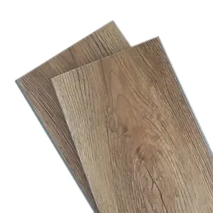 Carrelage de sol en vinyle PVC en plastique et bois mince gaufré, plaque de plancher pour usage privé et Commercial, 10 pièces