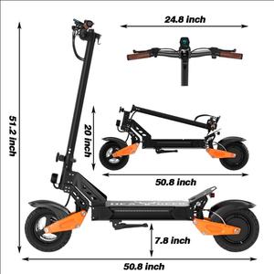 Trottinette électrique pliable HEADEER H67 800W 48V, autonomie 55km, vitesse 45km/h, pour adulte, livraison directe depuis l'UE - Product Image 5