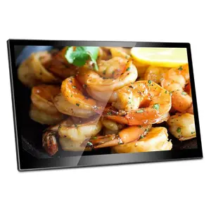 Lcd Ads Screen 15.6 Inch Menu Boards Advertising Media Player Wall Mount Hanging Digital Signage And Displays