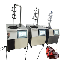 Machine d'enrobage, de tempérage et de distribution de chocolat et de beurre de cacao, prix usine