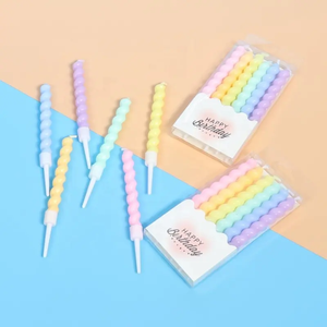 شموع عيد ميلاد سعيد لولبية من Homesun بالجملة - شموع صديقة للبيئة بتأثير الألعاب النارية - Product Image 5