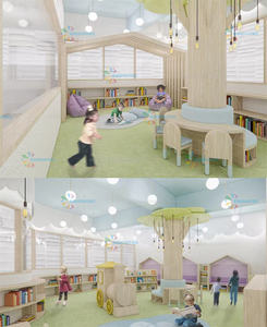 Muebles Infantiles para Jardín <span class=keywords><strong>de</strong></span> <span class=keywords><strong>Infancia</strong></span> Montessori Chiquitos, Decoración para Guarderí<span class=keywords><strong>a</strong></span>, Aula, Rincón <span class=keywords><strong>de</strong></span> Lectura, Estanterí<span class=keywords><strong>a</strong></span> para Libros, <span class=keywords><strong>Proyecto</strong></span> Escolar - Product Image 2