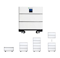 Vente en gros Batteries de stockage empilables 51.2v 20.48KWH Système solaire au lithium Lifepo4 Batterie solaire d'énergie 300ah avec onduleur