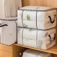 EW-Bolsa de almacenamiento grande de pvc para ropa, organizador impermeable para dormitorio y hogar