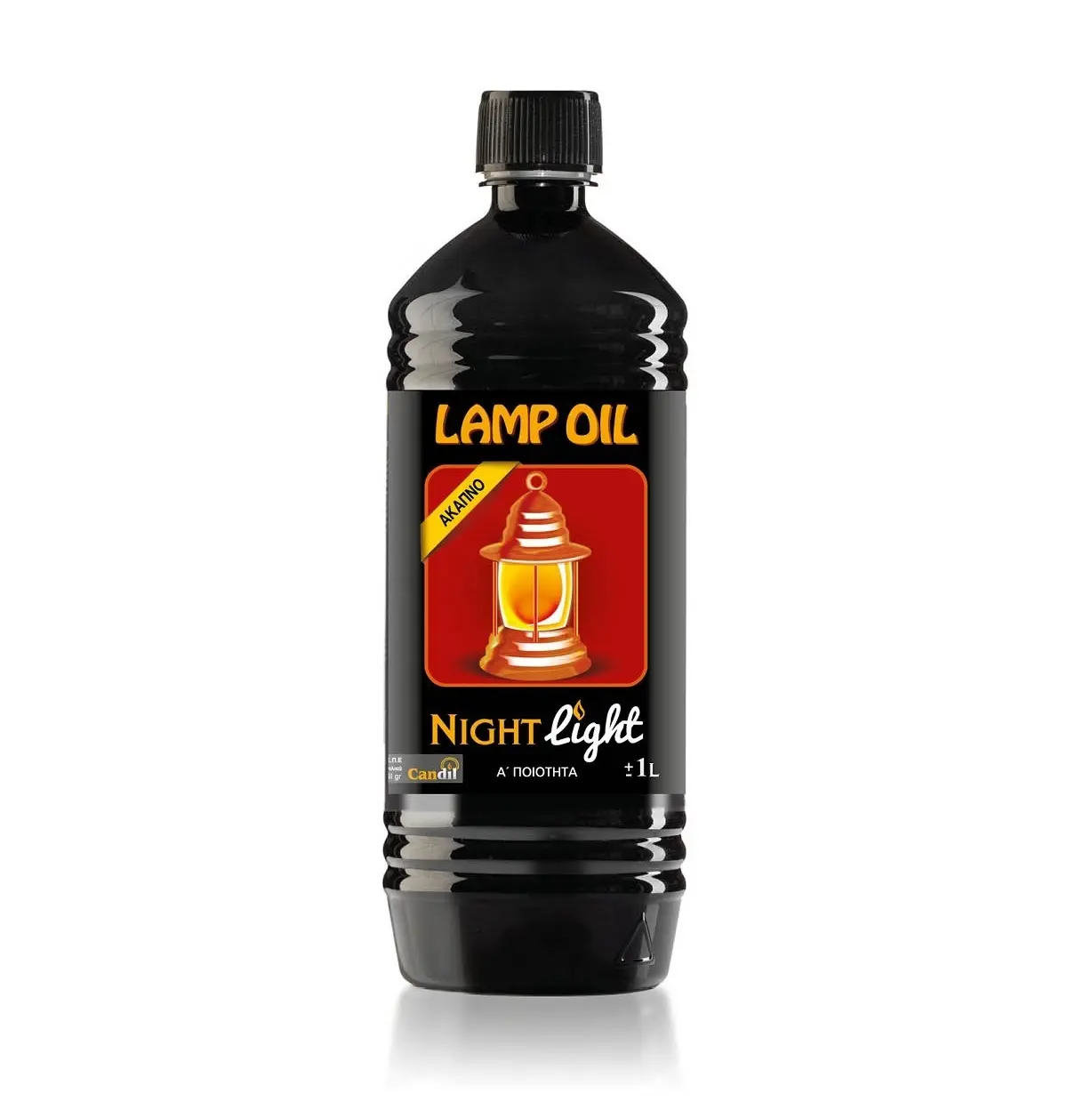 Black pet bottle smokeless child proof low odor nightlight liquid wax oil lamp paraffin oil for outdoor use