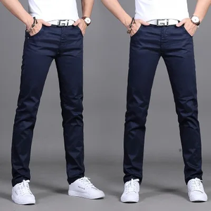 2024 printemps nouveaux hommes à la mode pantalons de travail respirant décontracté pantalon droit J0050 - Product Image 5
