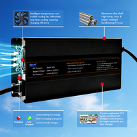Chargeur rapide 12V 24V 36V 48V 60V 72V 2000W 25A 30A 35A 40A 50A Max de qualité industrielle pour véhicules électriques, chariots élévateurs, LiFePO4