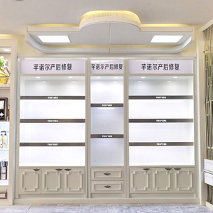 Tùy chỉnh đa chức năng hiện đại hiển thị mỹ phẩm đứng thời trang Sơn móng tay chăm sóc da Tủ kết hợp sản phẩm giá - Product Image 1