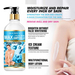 Lotion corporelle à l'acide kojique ROUSHUN, lotion éclaircissante Gluta Terminal, blanchiment et fort pouvoir éclaircissant - Product Image 2