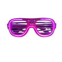 Accessoires lumineux pour adultes, cosplay, Halloween, qui brillent dans le noir, fournitures de fête, lunettes de soleil, modes lumineux, lunettes LED