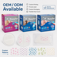 Mummyfriend Super Soft Disposable Three-Dimensional Absorbent Leak Proof Breathable SAP Maternity Breast Pads