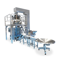Walnoot Sesamboon Noten Aardappelchips Gedroogd fruit Groentesalade Kaas Component 10 14 16 Koppen Multihead Weegschaal Verpakkingsmachine