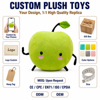 Poupée en peluche super douce Apple-chan en coton PP, 31cm-50cm, produit dérivé de jeux transfrontaliers (dessins animés, Stardew Valley, football polonais, stars)
