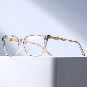 Monture de lunettes optiques Partagas Soft Square TR90 CP avec branches à ressort et charnières à ressort, anti-lumière bleue, pour femmes - Product Image 2