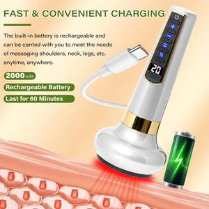 جهاز تدليك ذكي للحجامة والكشط 3 في 1 قابل لإعادة الشحن مع وظيفة تنظيف خطوط الطاقة في الطب الصيني التقليدي - Product Image 3