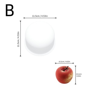Fruit Cake Mold 4 Inch Donut Shape Silicone Baking Utensil For Commercial Use Dishwasher Safe - Product Image 5