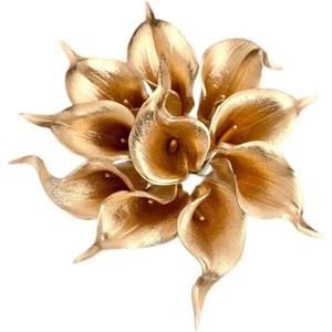 Questi Eleganti Tulipani Artificiali Dorati Sono Perfetti per l'Arredamento Domestico e Ideali per Composizioni da Tavola - Product Image 5
