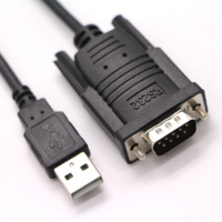 Cable Serial USB a DB9 RS232 Ufriend FTDI con Cubierta de PVC, Adaptador de Puerto Hembra para Equipos Industriales, Certificado CE PL05
