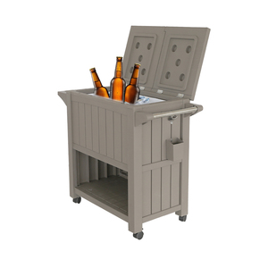 Patio Cart Deck Đồ Nội Thất Ngoài Trời Giải Trí Mát Prep Station Bảng Bar Grill Bảng - Product Image 4