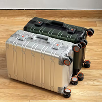 Maleta de Viaje de Aluminio de Lujo Eminent, Maleta Grande con 4 Ruedas Giratorias, Maleta Moderna y Resistente de 4 Ruedas