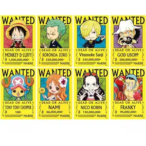 3 Kích Thước 21 Thiết Kế Chất Lượng Cao Anime One Piece Muốn Thông Báo Áp Phích Giấy Trong Túi OPP Và Wall Scrolls Poster