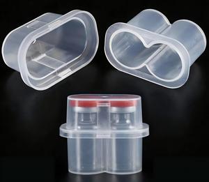 Wholesale 3ml <b>Plastic</b> <b>Boxes</b> 2-4-Piece Sterile Vial Storage Case Wholesale Vaccine Bottle PEptide Holder Wholesale <b>Plastic</b> - Product Image 1
