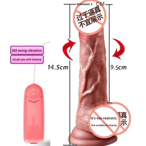 Floryaリアルスキンフィーリング女性オナニーコックセックスおもちゃビッグペニスディルドバイブレーター0.5kg女性用 - Product Image 5