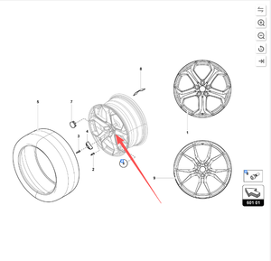 Boulon de roue WHT001161B pour Lamborghini Aventador Huracan <span class=keywords><strong>EVO</strong></span> LP610 LP580 <span class=keywords><strong>Urus</strong></span> Gallardo OEM WHT001161B - Product Image 2